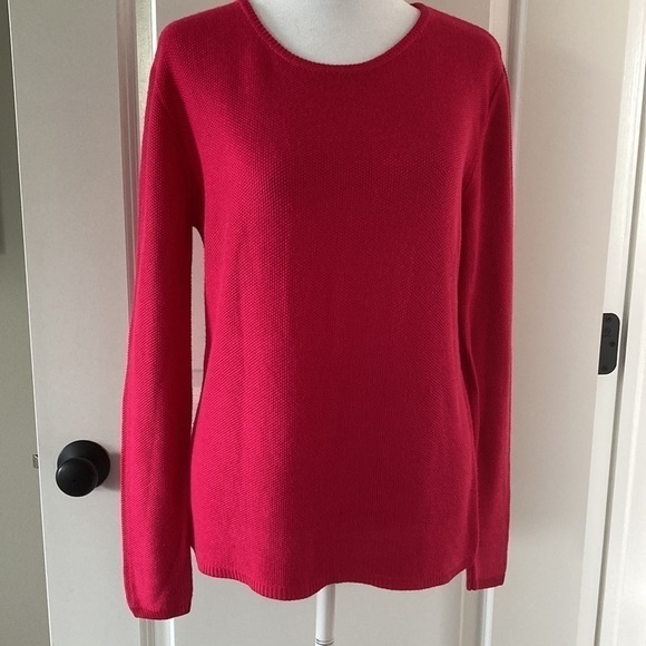 Chico’s small sweater pink lightweight scoop neckline - Picture 7 of 14